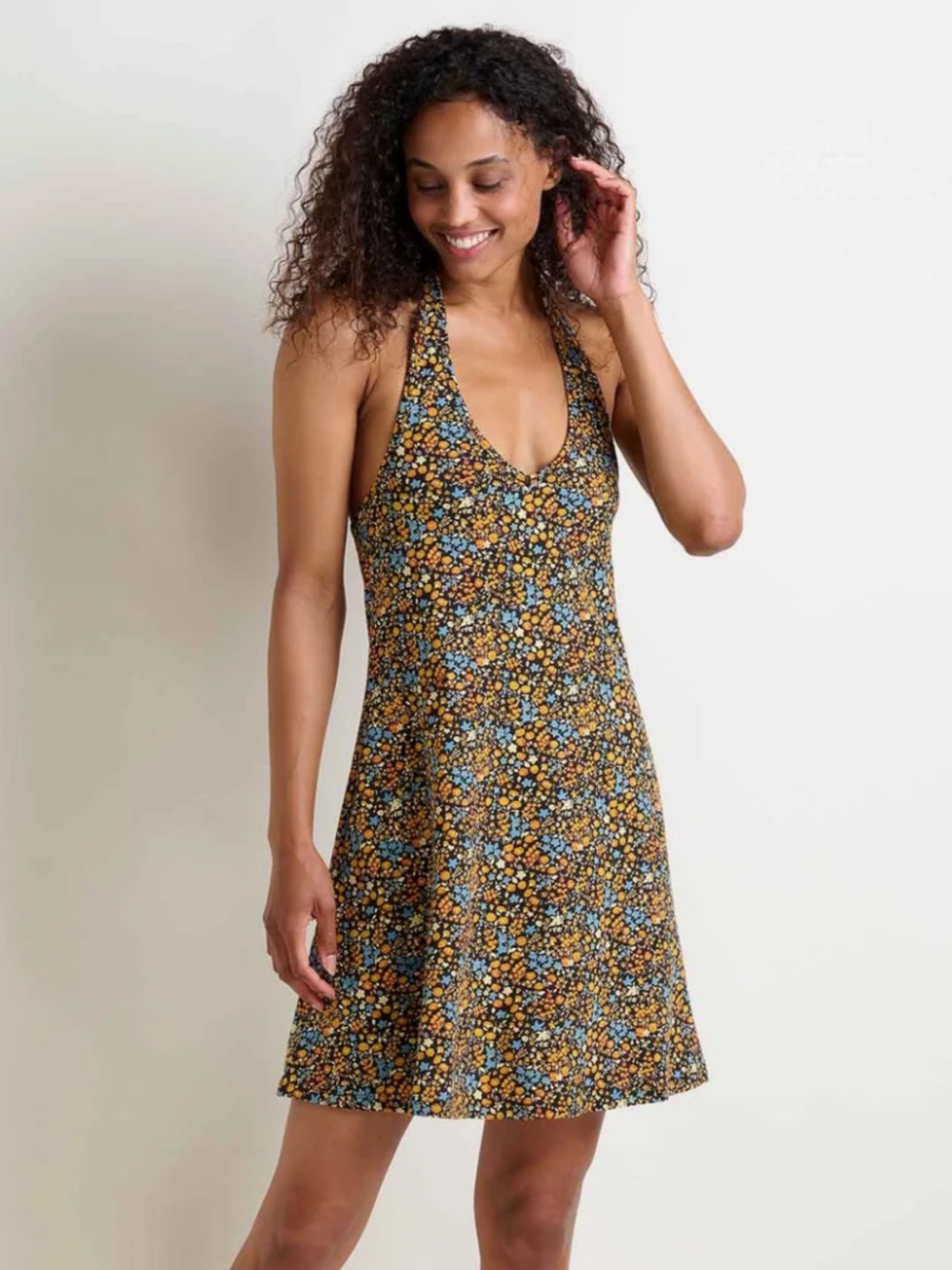 TOAD&CO Plumeria Halter Dress - Picture 3 of 13